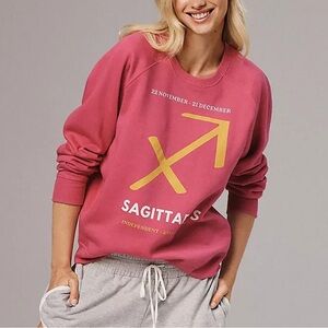 ♐️ NWT: Anthropologie The Zodiac Sweatshirt by Catherine O'Sullivan: Sagittarius